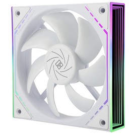 Thermalright TL-M12W CPU Fan 120mm Case Cooler Fan ARGB, 4pin PWM Connector Silent Computer Fan with S-FDB Bearing,Desktop Cooling Fan has Side ARGB Mirror Light Effect (TL-M12W)