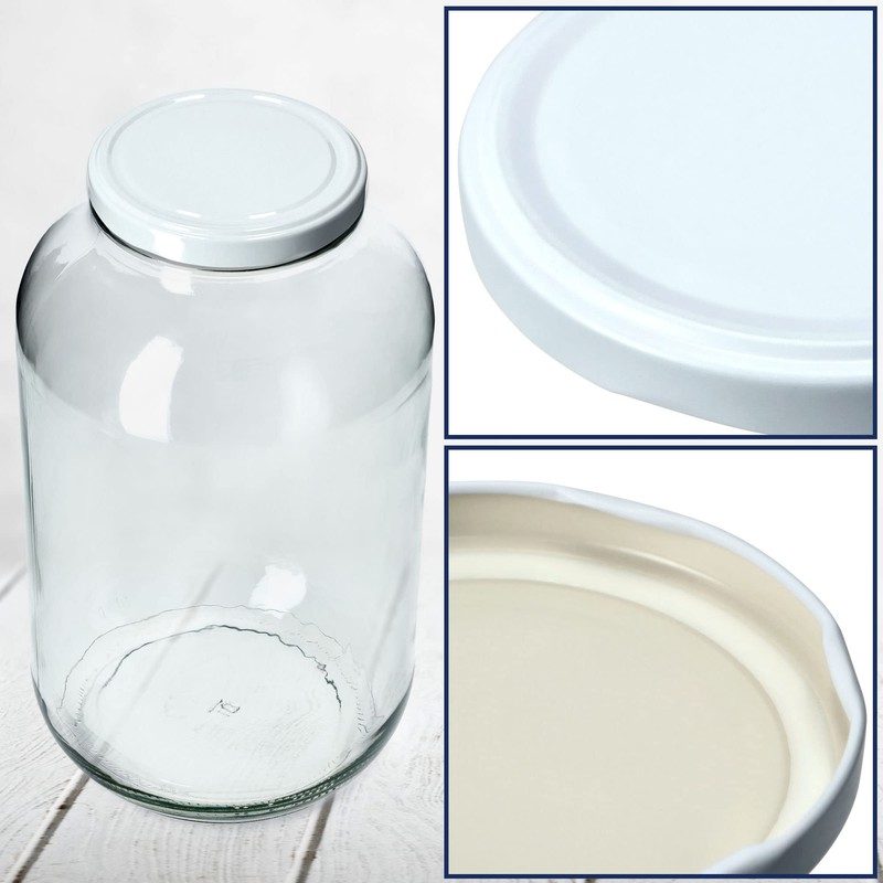 KADAX Set of 10 Screw Lids TO100 for Jars 100