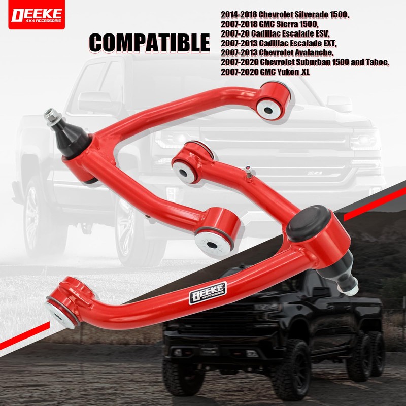 Front Upper Control Arm for 2014-2018 Chevy Silverado 1500 &