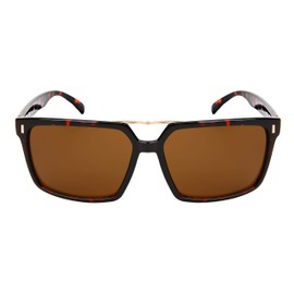Edge I-Wear Square Sunglasses Women Men Geometric Sunglasses Tinted Lens 1305A-SD-4(DEMI+G.sd2)