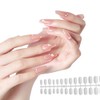 300pcs Nail Art Nail Extensions Ultra Thin Non-Tracing Clear Matte