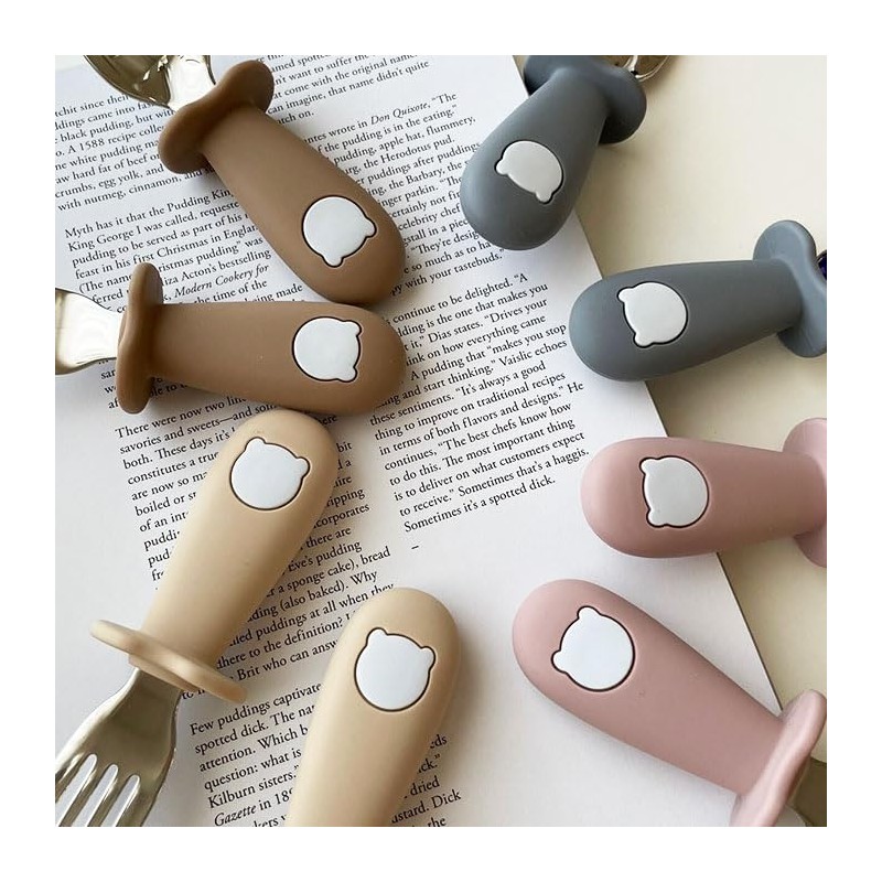 Spoon & Fork kawaii&born Baby Food Cutlery Set for Kids