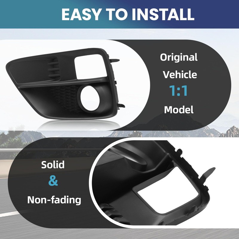 CZCJGD Fog Light Bezel Compatible with Subaru WRX 2015 2016