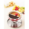 Pearl Metal HB-2474 Petite Cook Half & Half Fondue Pot