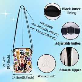 G2TUP Prue & Piper Crossbody Bag Phoebe & Leo Wyatt Fans Gift Quake Books Shoulder Bag Chris & Prue Merchandise (Qu-ake CB)