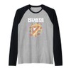 Retro Pecan Nuts Pecan Pie Naughty And Nice Raglan Baseball