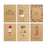 the lazy panda card company Set of 40 Christmas Postcards
