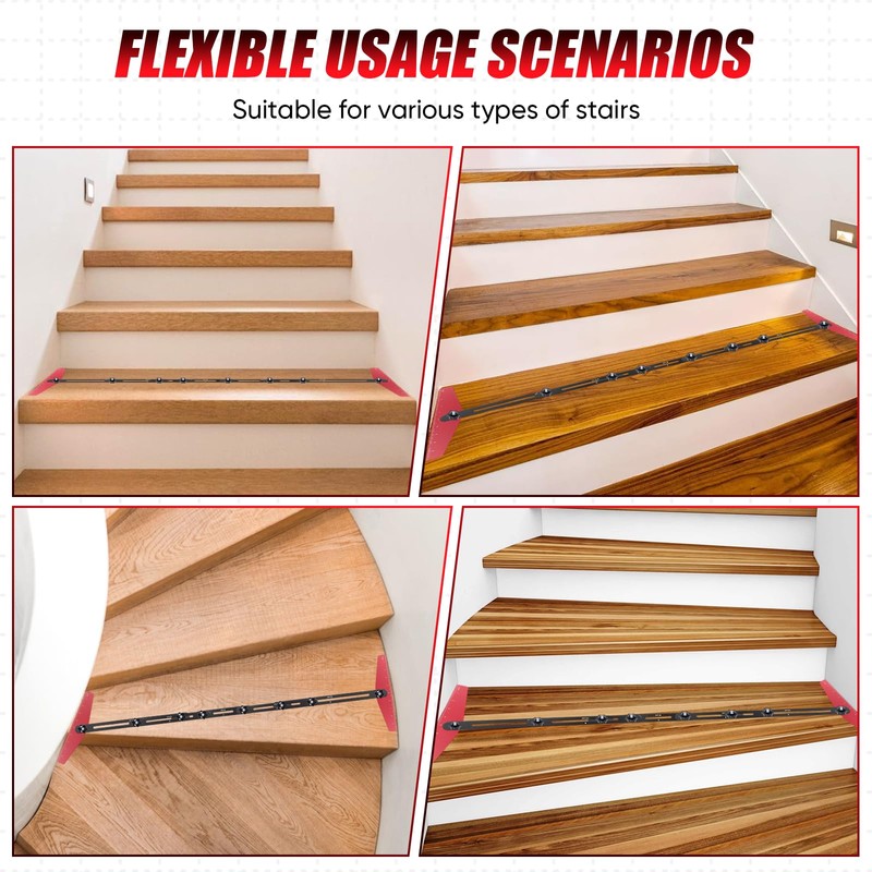 Stair Tread Template Tool - Solid Stair Tread Gauge, Stair