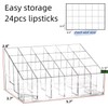 Tecbeauty Soporte para lápiz labial, 24 ranuras organizador de lápiz