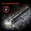 NICRON Flashlights,Rechargeable Magnetic LED Flashlights,1200 High lumens Tactical Flashlight,White/Red/Green Lights