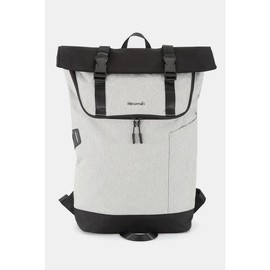 Himawari Waterproof Canvas Backpack Bag for Men and Women - Color: Light Gray, Size: One Size