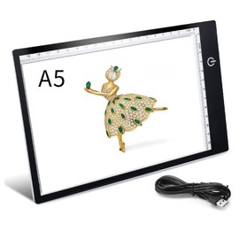 Xiaostar LED light pad A4, brightness dimmable, copy board light box with UBS cable for students learning drawing, animation, painting