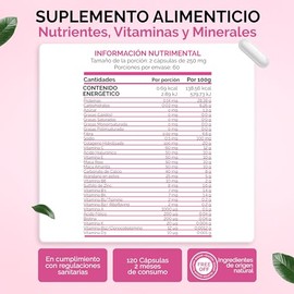 OBY Vitaminas para Mujer, 120 Capsulas | Colageno Hidrolizado, Biotina, Acido Folico y Vitaminas | Multivitaminico Mujer 20 Ingredientes Naturales (2 Meses)