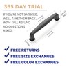 Ravinte 5 Pack Solid 3-3/4 Inch Kitchen Cabinet Handles Matte