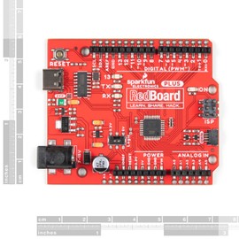 SparkFun RedBoard Plus - ATmega328P microcontroller with Optiboot (UNO) Bootloader - Qwiic Connect System - USB-C Connector - Additional Features to Our RedBoard Qwiic - Input Voltage 5V-15V