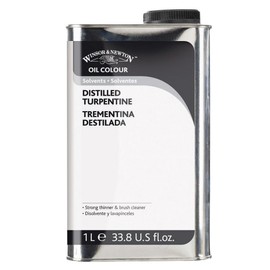 W&N English Distilled Turpentine, 1 Litre bogtle