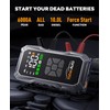YaberAuto 10-in-1 Jump Starter with Air Compressor 6000A 150PSI Portable