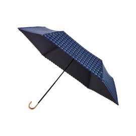 [estaa] MOONBAT (Moonbat) First Class Light Blocking, Heat Shielding UV Shielding Parasol [For Rain or Shine] 19.7 inches (50 cm), Women's, 3D Folding Umbrella, Blue, blue