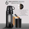Y·J&H Double Walled Vacuum Insulated Bottle with Cup - Stainless
