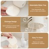 2 Pcs Utensil Holder Cutlery Drainer Sink Caddy,3 Compartments with