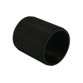 1 7/8 Vacuum Hose Coupler Accessory - OD 2.2 in ID 2.0 in - Counterclockwise thread - Black