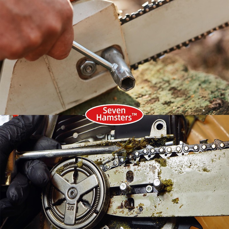 Chainsaw Wrench and Screwdriver Combination Chain Saw Spanner Scrench Replacement