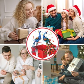 Kircust Peacock Garden Statue and Sculpture, Metal Peacocks Yard Art Lawn Decor, Large Birds Garden Sculptures & Statues for Patio Backyard Pond Home Decoration