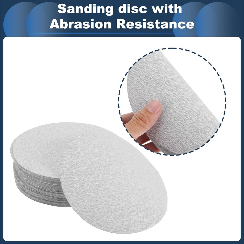 INFINAUTO Sanding Discs, 7.09" 400 Grit Automotive Repair Round Hook