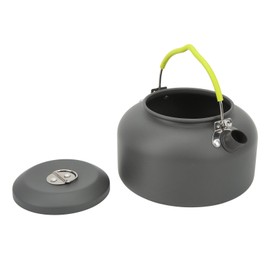 1.3L Camping Kettle Aluminum Alloy Anodizing High Temperature Resistant Heat Insulation Outdoor Tea Coffee Pot