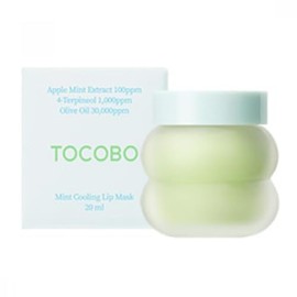 TOCOBO Mint Lip Mask 20 ml Mascarilla de Labios Hidratante, Refrescante y Reparadora
