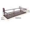 Saim Balcony Window Plant Shelf,Iron Flower Pot Hanger 23.5 Inches