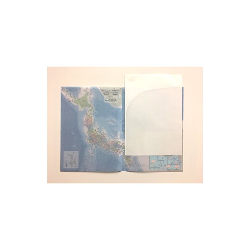 東京カートグラフィック クリアファイル日本 行政 見開きA3 CFNA