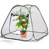 Royal Gardineer Plant Protector: Compact Pop-Up Greenhouse, Clear, Universal, 80