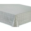 Oilcloth Tablecloth Washable Square Embossed 140 x 180 cm Sage