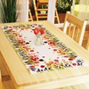 Kamaca Series Tulips and Butterflies Tablecloth, High-Quality Print Motif with