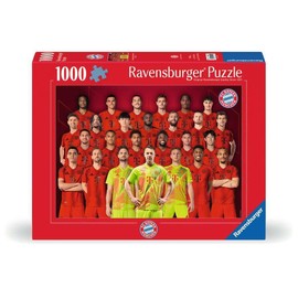 Ravensburger Puzzle 12001221 - FC Bayern Munich Season 2024/25 - 1000 Pieces Puzzle for Adults and Children from 14 Years, Football Puzzle, Football Gifts