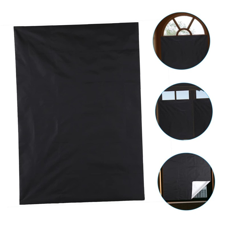 CAXUSD Blackout Curtains Portable Room Darkening Shades for Bedroom Window