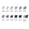 STAEDTLER Pigment Liner Pack, Black, 6 Pens, Assorted Line Widths,