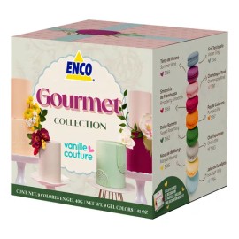 Kit 9 Colores En Gel Enco Edición Especial Gourmet