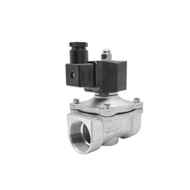 XKHLQLPEF 1-1/4" Stainless Steel Waterproof Solenoid Valve Normally Closed Solenoid Valve 24V 12V 220V 110V(G-24VAC-NBR-SEAL)