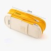 Stationery Bag Large Capacity Students Macaron Color Matching Canvas Pencil