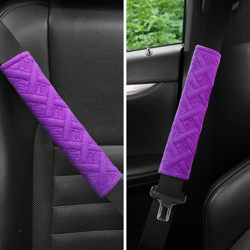 JUSTTOP 2-Pack Universal Car Seat Belt Pads Cover for A