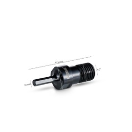 WERHE® Adapter for Diamond core Drill bit Core Drill bit - 1 1/4" inch UNC to HEX - for Cordless Screwdrivers, Drills with a Universal Drill Chuck - Additionally with 1/2˝ inch Internal Thread