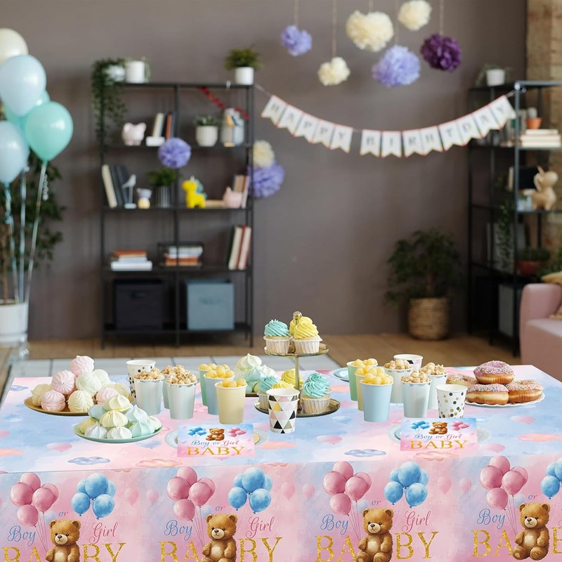 Tourima Pink Blue Boy or Girl Carry Napkins Baby Shower