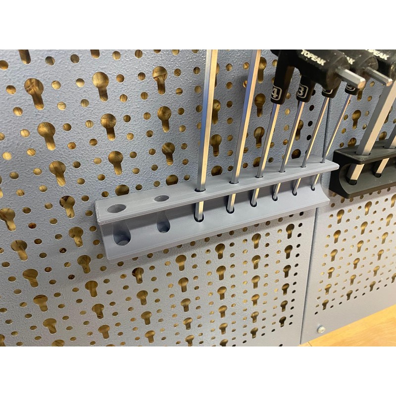 Hexagon Socket T-Handle Holder for Küpper Accessories Perforated Wall System