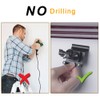 HOLACA Vinyl Siding Hooks Mount for Ring Solar Panel,Universal Solar