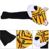 Joyzan Golf Headcover, Club Cover Protect Driver, Tiger Pattern, Plush,