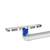 Fleximatic 2627 Coladera alargada minimalista, rejilla de acero inoxidable, con