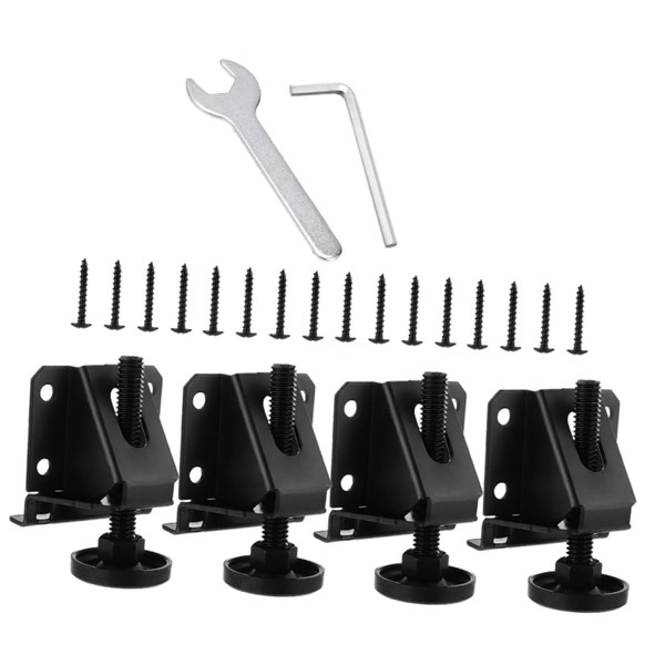 Operitacx 4Stücke Verstellbare Möbel Füße Heavy Duty Nivellierfüße Für Möbel
