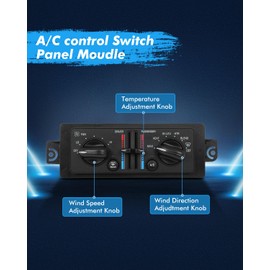 ECCPP 10447470 Climate Control Module AC Heater Climate Control Panle Switch 1997-2005 for Buick Century 1997-2004 for Buick Regal
